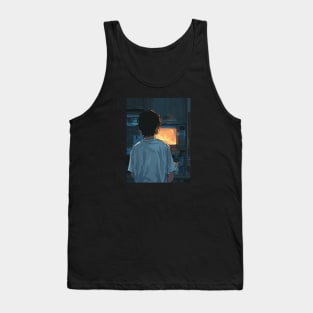 Retro Anime Boy Kitchen Vintage 70s 80s 90s Tank Top